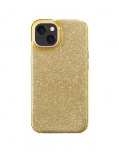 Coque paillettes or