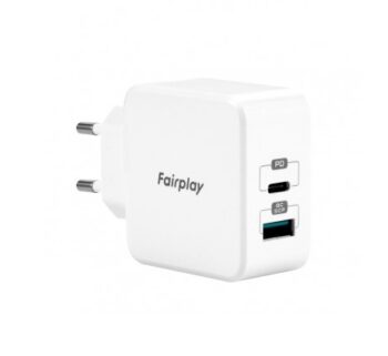 Chargeur 2 en 1 usb-C et usb-A 30W Monza