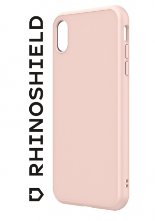 Coque Rhinoshield SolidSuit rose poudré